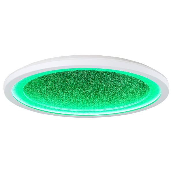 LED-Deckenleuchte Tanida - Kunststoff - 1-flammig - Weiß - Durchmesser: 30 cm - RGB / Multicolor - Warmweiß - Kaltweiß - Image 10