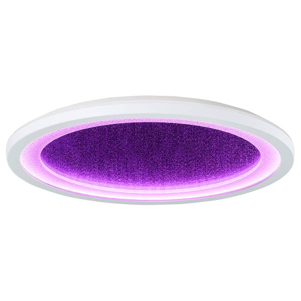 LED-Deckenleuchte Tanida - Kunststoff - 1-flammig - Weiß - Durchmesser: 30 cm - RGB / Multicolor - Warmweiß - Kaltweiß - Image 11