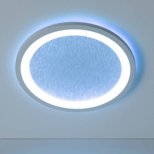 LED-Deckenleuchte Tanida - Kunststoff - 1-flammig - Weiß - Durchmesser: 30 cm - RGB / Multicolor - Warmweiß - Kaltweiß - Image 2