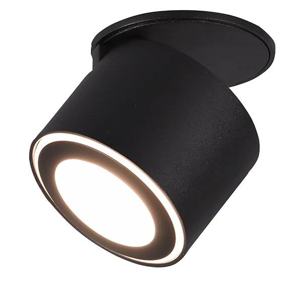 LED-Deckenleuchte Taurus - Polyethylen / Aluminium - Schwarz - Flammenanzahl: 1 - Image 5