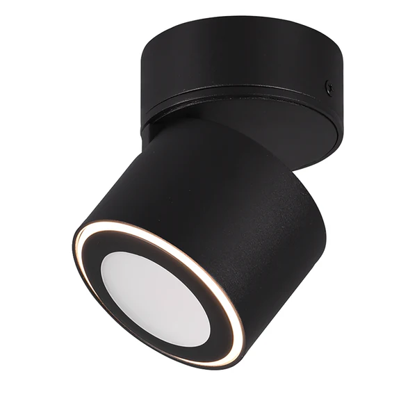 LED-Deckenleuchte Taurus - Polyethylen / Aluminium - Schwarz - Flammenanzahl: 1 - Image 6