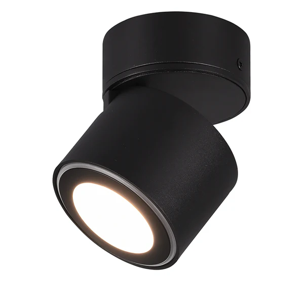 LED-Deckenleuchte Taurus - Polyethylen / Aluminium - Schwarz - Flammenanzahl: 1 - Image 7