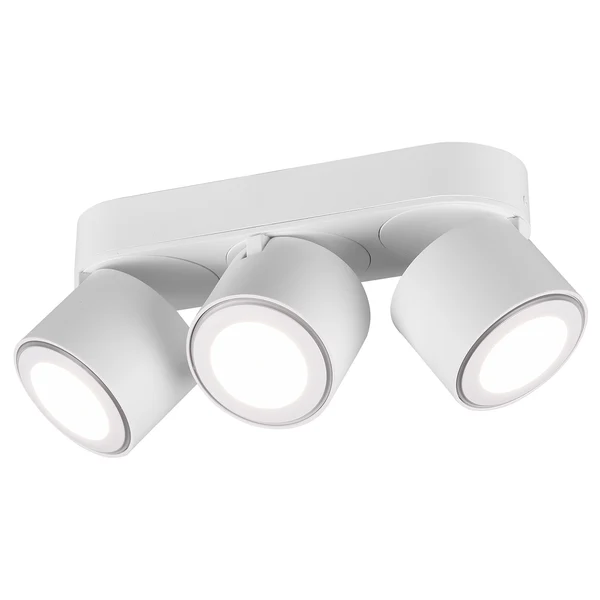 LED-Deckenleuchte Taurus - Polyethylen / Aluminium - Weiß - Flammenanzahl: 3 - Image 6