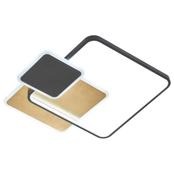 LED-Deckenleuchte Tomo - Eisen - Schwarz / Gold - 1-flammig - Image 2