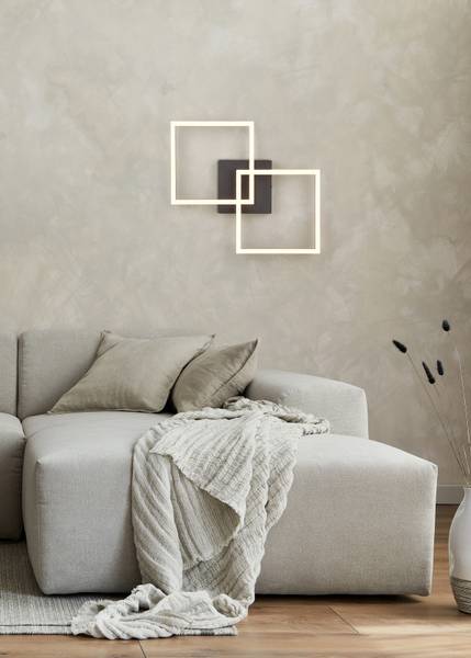 LED-Deckenleuchte Trail - Eisen - 1-flammig - Schwarz - Breite: 60 cm - Image 2