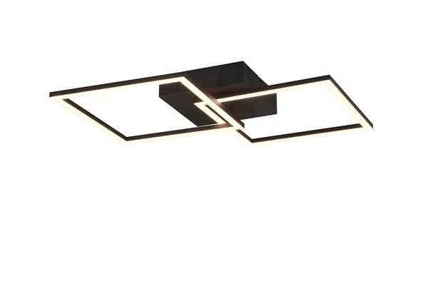 LED-Deckenleuchte Trail - Eisen - 1-flammig - Schwarz - Breite: 60 cm - Image 9