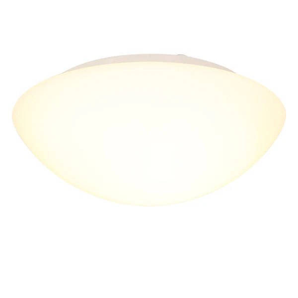 LED-Deckenleuchte Tyabb - Glas / Stahl - 1-flammig