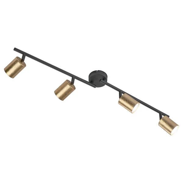 LED-Deckenleuchte Vano - Eisen - Schwarz / Gold - Flammenanzahl: 4 - Image 3