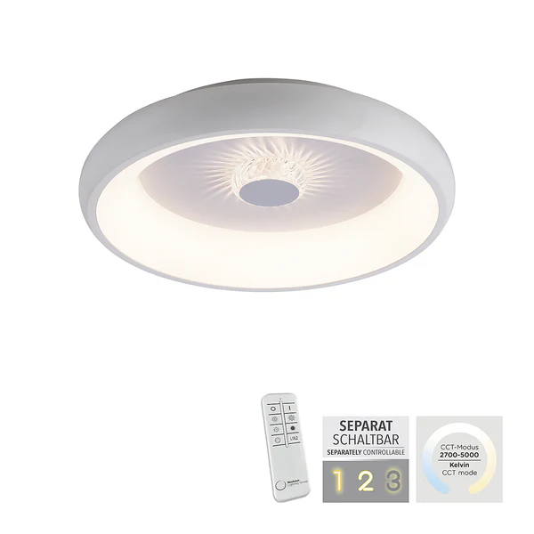 LED-Deckenleuchte Vertigo Typ B - Eisen - 1-flammig - Silber - Image 9
