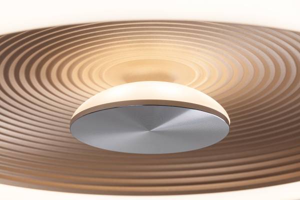 LED-Deckenleuchte Volea - Kunststoff - 1-flammig - Schwarz / Gold - Durchmesser: 40 cm - Image 6