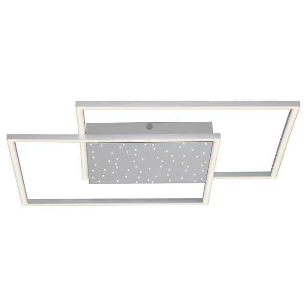 LED-Deckenleuchte Yuki I - Polycarbonat / Aluminium - 1-flammig