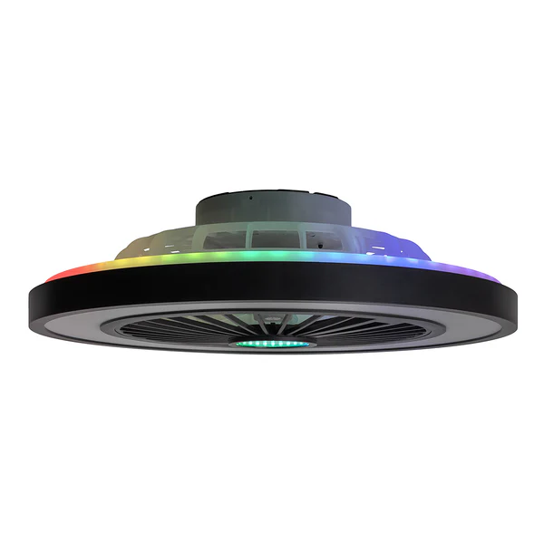 LED-Deckenventilator Arioso - Acrylglas / Eisen - 3-flammig - Image 10