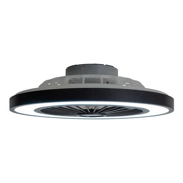 LED-Deckenventilator Arioso - Acrylglas / Eisen - 3-flammig - Image 6