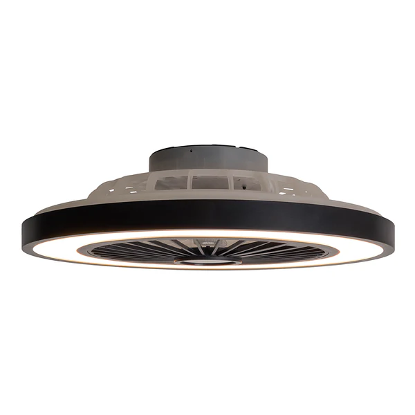 LED-Deckenventilator Arioso - Acrylglas / Eisen - 3-flammig - Image 7