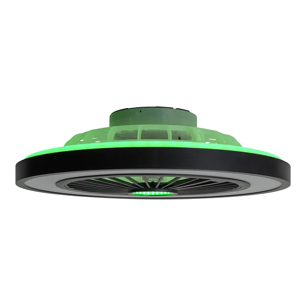 LED-Deckenventilator Arioso - Acrylglas / Eisen - 3-flammig - Image 9