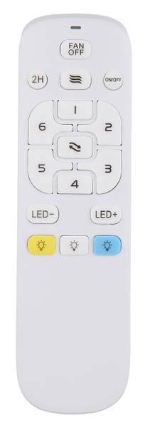 LED-Deckenventilator Bozan - Acrylglas / Eisen - 1-flammig - Image 4