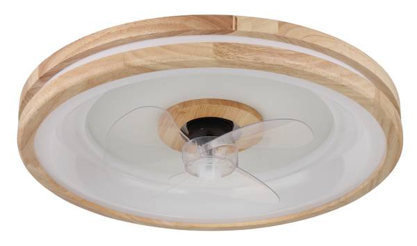 LED-Deckenventilator Gatian Typ A - Acrylglas / Eisen - 1-flammig - Image 4