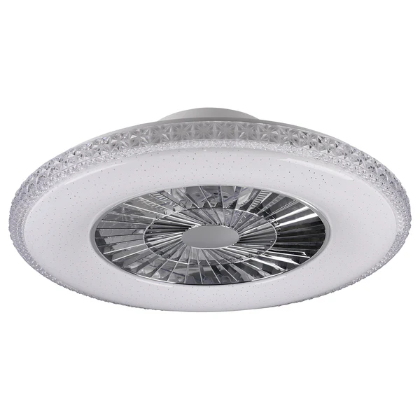 LED-Deckenventilator Harstad - Aluminium - 1-flammig - Image 3