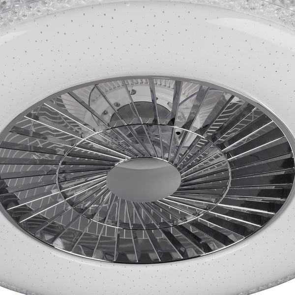 LED-Deckenventilator Harstad - Aluminium - 1-flammig - Image 4
