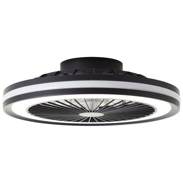 LED-Deckenventilator Palmero - Eisen / Kunststoff - Schwarz - 1-flammig - Image 7