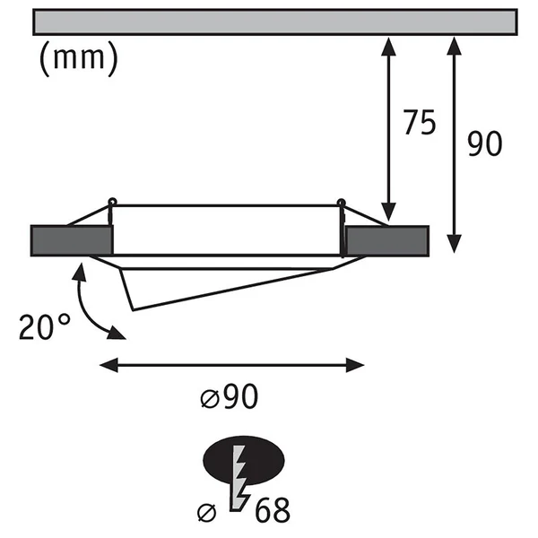 LED-Einbauleuchte Base V - Acrylglas / Aluminium - 3-flammig - Image 5