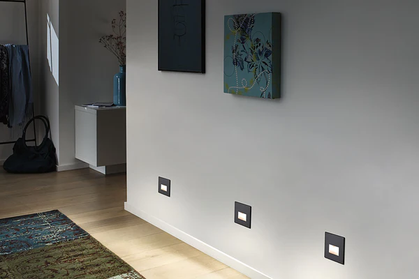 LED-Einbauleuchte Edge Quadro - Kunststoff - Schwarz - 1-flammig - Schwarz - Image 4