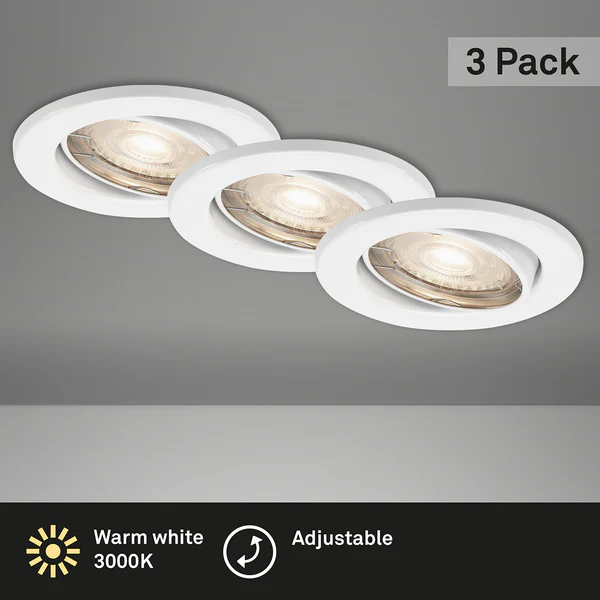 LED-Einbauleuchte Sten II - Eisen - 3-flammig - Image 7