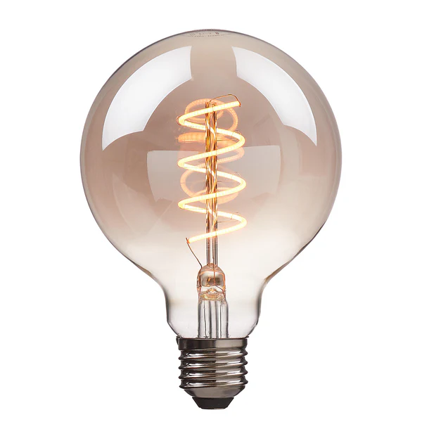 LED-Glühbirne BRIGHT LIGHT Smoky - Glas - Grau