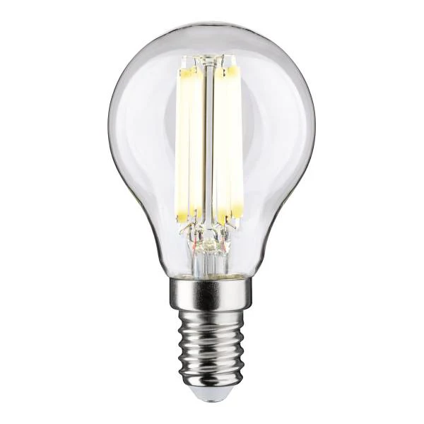 LED-Leuchtmittel Eco-Line Tropfen - Klarglas - Transparent - 1er Set - Kaltweiß