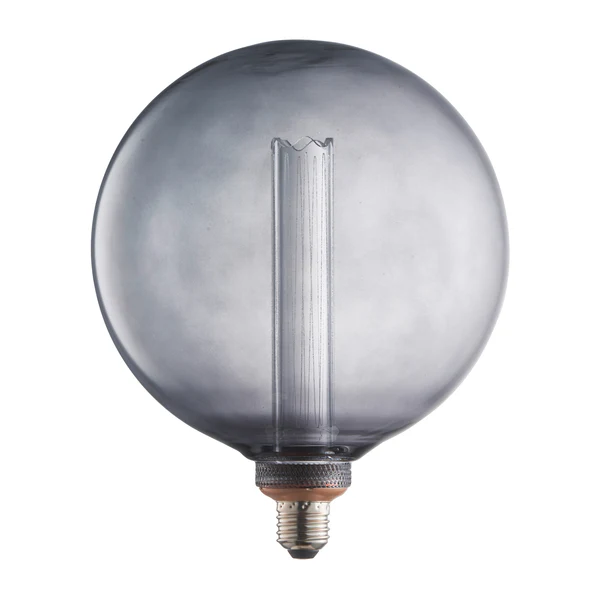 LED-Leuchtmittel Filiano II - Rauchglas / Eisen - 1-flammig - Image 2