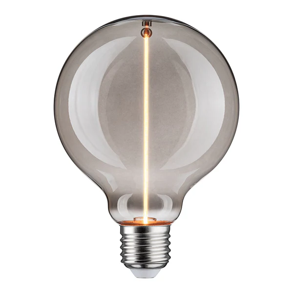 LED-Leuchtmittel Floating Shine G95 - Klarglas - Grau