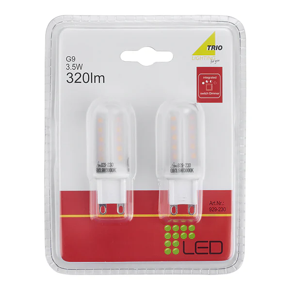 LED-Leuchtmittel Jesi (2er-Set) - Kunststoff