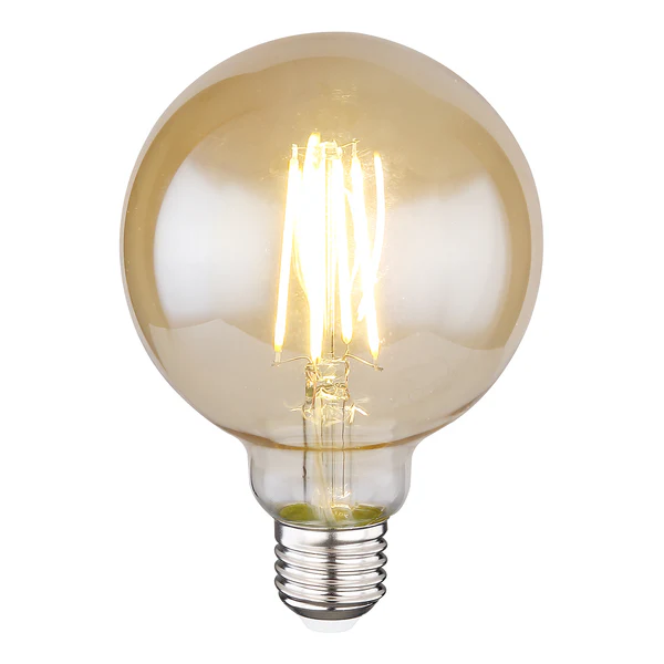 LED-Leuchtmittel Penllyn - Klarglas / Eisen - 1-flammig