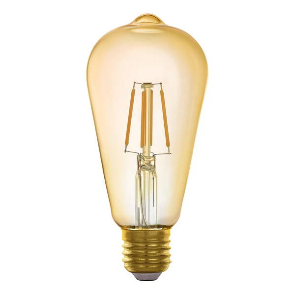 LED-Leuchtmittel Plieux - Glas / Metall - 1-flammig