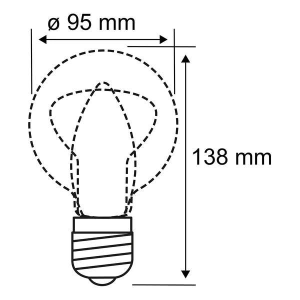 LED-Leuchtmittel Ruona III - Klarglas / Metall - 1-flammig - Image 5