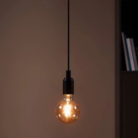 LED-Leuchtmittel Sieres Globe - Farbglas - Bernstein - Durchmesser: 10 cm