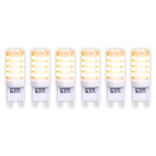 LED-Leuchtmittel Wall (6er-Set) - Acrylglas / Keramik - 6-flammig