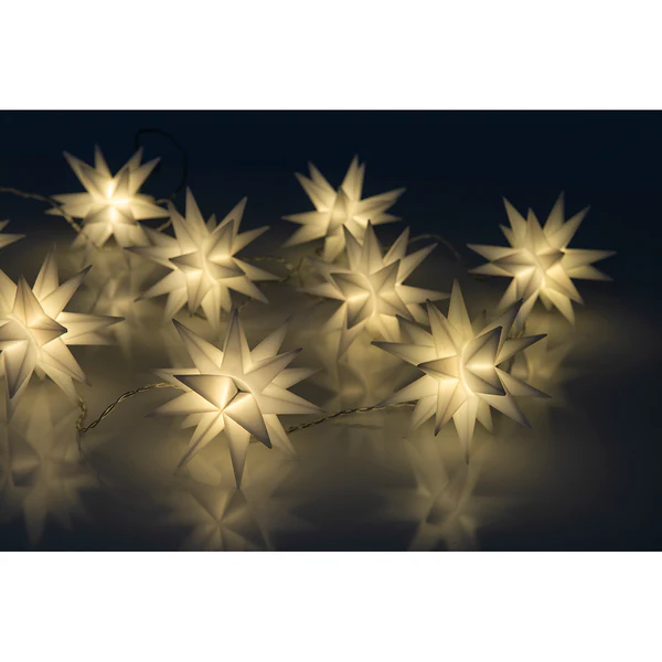 LED-Lichterkette Mosnac I - Polyester PVC - 9-flammig - Image 2