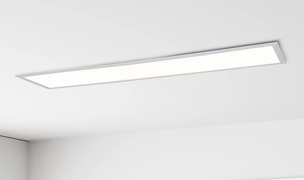 LED-Panel Nicola - Aluminium / Acrylglas - Weiß - 120 x 30 cm