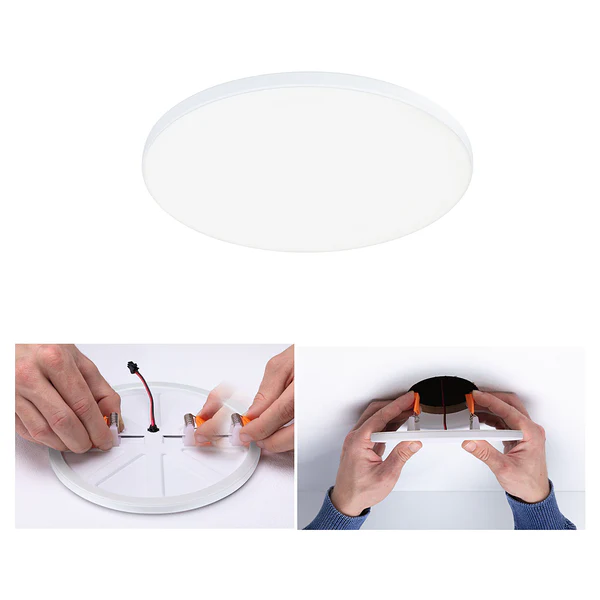 LED-Panel Veluna VariFit Edge Typ A - Kunststoff - Weiß - 1-flammig - Durchmesser: 16 cm - Nein - Image 5