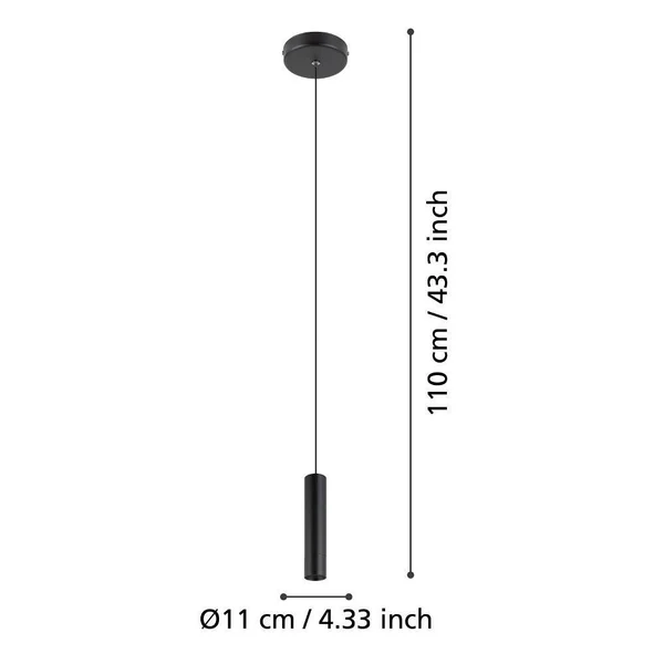 LED-Pendelleuchte Almudaina - Stahl - 1-flammig - Image 7