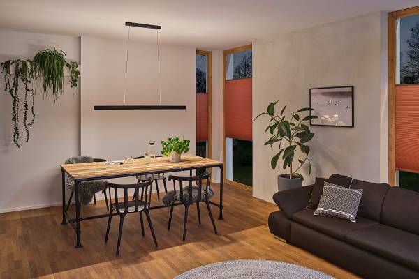 LED-Pendelleuchte Aptare - Aluminium - Schwarz - Image 3