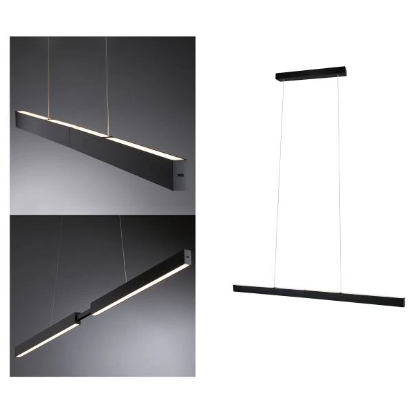 LED-Pendelleuchte Aptare - Aluminium - Schwarz - Image 7