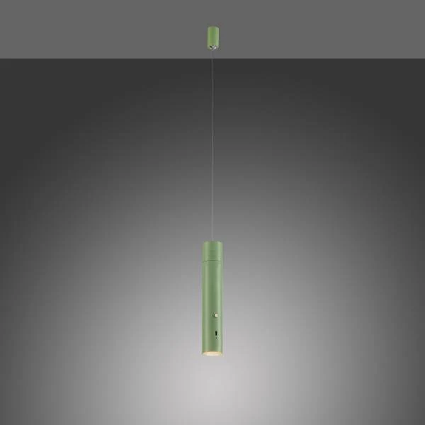 LED-Pendelleuchte Attach - Polycarbonat - 1-flammig - Mintgrün - Image 6