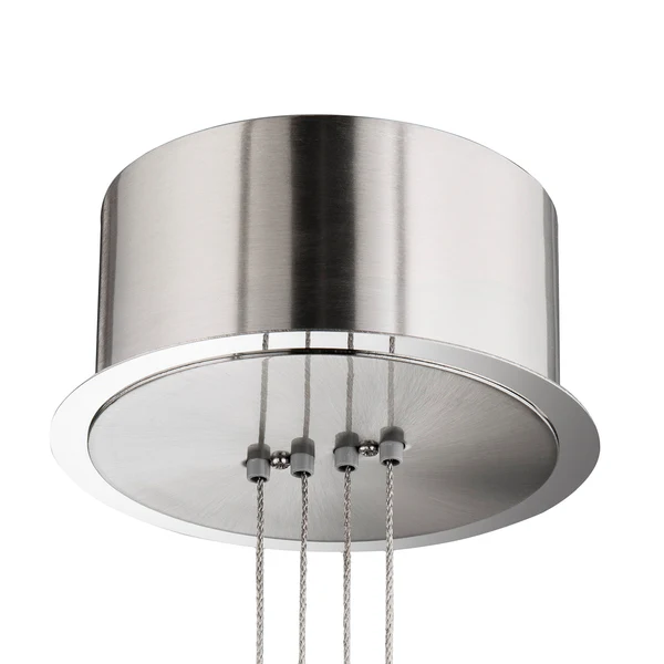 LED-Pendelleuchte Avignon I - Milchglas / Eisen - 1-flammig - Matt Silber - Image 4