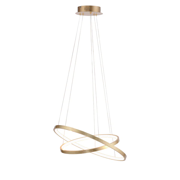 LED-Pendelleuchte Circle II - Acrylglas / Eisen - 2-flammig - Image 3