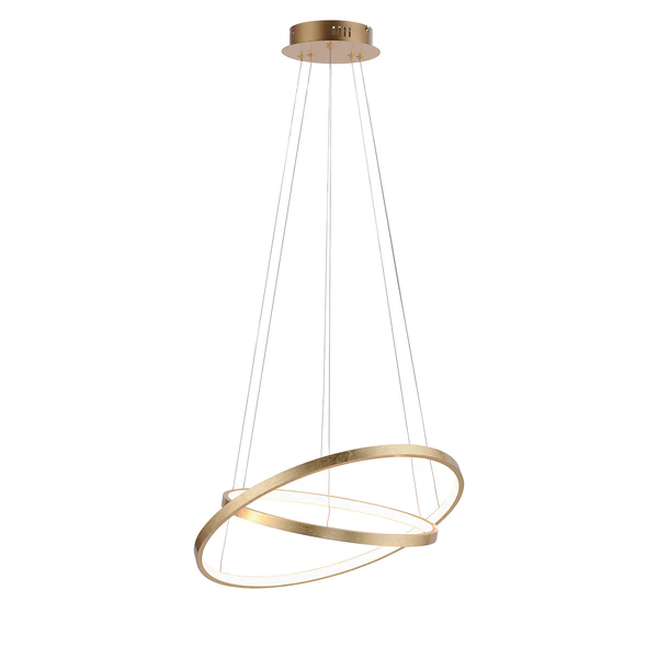 LED-Pendelleuchte Circle II - Acrylglas / Eisen - 2-flammig - Image 4