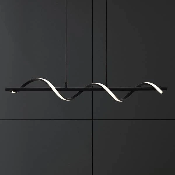LED-Pendelleuchte Eunice - Silikon / Stahl - 1-flammig