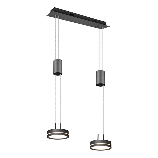 LED-Pendelleuchte Franklin - Aluminium - Flammenanzahl: 2 - Image 3