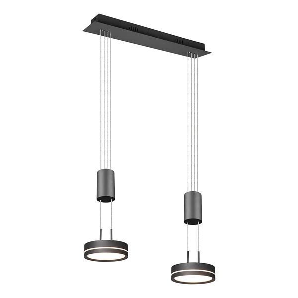 LED-Pendelleuchte Franklin - Aluminium - Flammenanzahl: 2 - Image 4